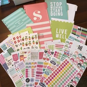 Happy Planner dividers and stickers